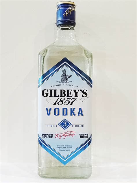 Gilbeys votka alkol oranı